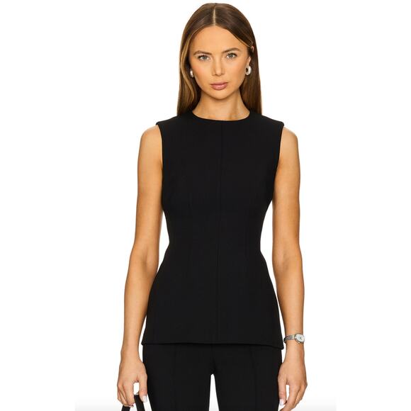 Veronica Beard Faith Top in Black size 0 - Picture 1 of 7